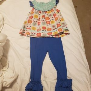 EUC MATILDA JANE 2T LUCIA TOP w/matching legging
